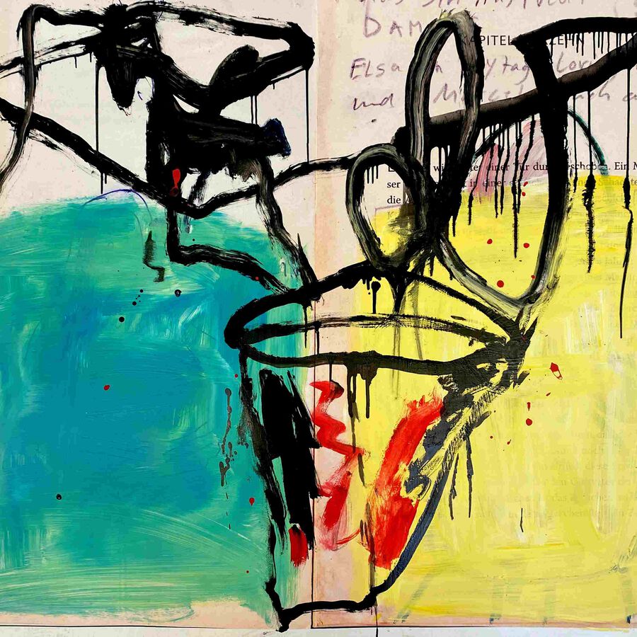 Ulrich Langenbach, o.T., 2025, mixed media